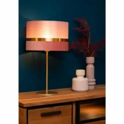 Lampes En Tissu-Luminaires Lucide Lampe de table Lucide EXTRAVAGANZA TUSSE Or, 1 lumière