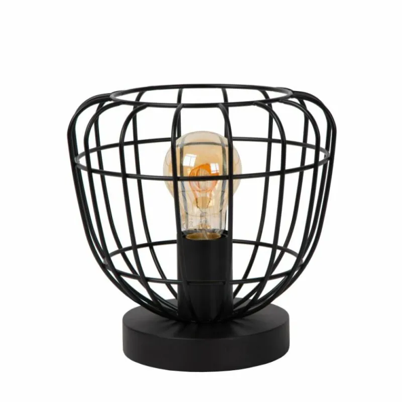 Luminaires Lucide Lampe de table Lucide FILOX Noir, 1 lumière* Lampes À Poser