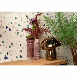 Luminaires Rustiques-Luminaires Lucide Lampe de table Lucide FUNGO Noir, 1 lumière