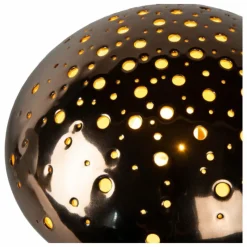 Luminaires Rustiques-Luminaires Lucide Lampe de table Lucide FUNGO Noir, 1 lumière