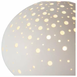 Luminaires Rustiques-Luminaires Lucide Lampe de table Lucide FUNGO Blanc, 1 lumière