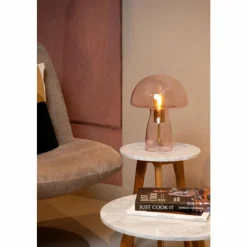 Luminaires Lucide Lampe de table Lucide FUNGO Or, Laiton, 1 lumière