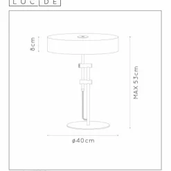 Lampes Dorées-Luminaires Lucide Lampe de table Lucide GIADA Or, 2 lumières