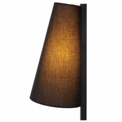Lampes En Tissu-Luminaires Lucide Lampe de table Lucide GREGORY Noir, 1 lumière