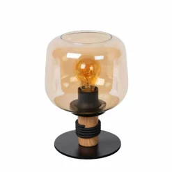 Luminaires Lucide Lampe de table Lucide ILONA Noir, 1 lumière