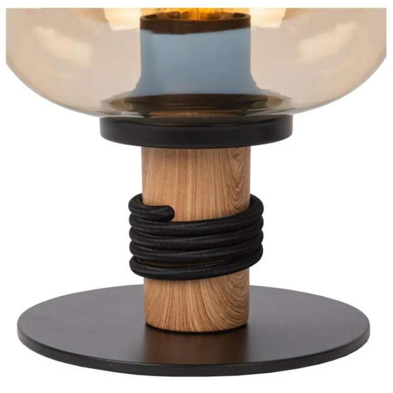 Luminaires Lucide Lampe de table Lucide ILONA Noir, 1 lumière