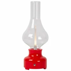 Luminaires Lucide Lampe de table Lucide JASON LED Rouge, 1 lumière