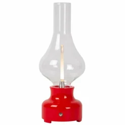 Luminaires Lucide Lampe de table Lucide JASON LED Rouge, 1 lumière