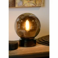 Luminaires Lucide Lampe de table Lucide JORIT Gris, 1 lumière