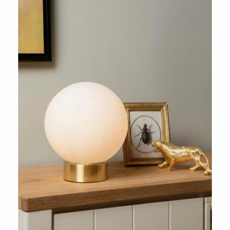 Luminaires Lucide Lampe de table Lucide JORIT Or, Laiton, 1 lumière