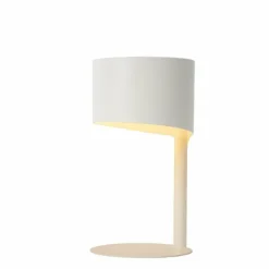 Luminaires Scandinaves-Luminaires Lucide Lampe de table Lucide KNULLE Blanc, 1 lumière