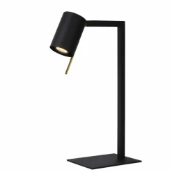 Lampes Industrielles-Luminaires Lucide Lampe de table Lucide LESLEY Noir, 1 lumière