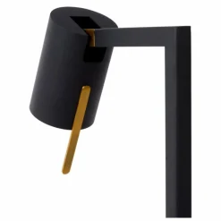 Lampes Industrielles-Luminaires Lucide Lampe de table Lucide LESLEY Noir, 1 lumière