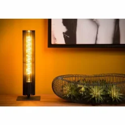 Luminaires Lucide Lampe de table Lucide LIONEL Noir, 1 lumière* Lampes À Poser