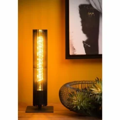 Luminaires Lucide Lampe de table Lucide LIONEL Noir, 1 lumière* Lampes À Poser