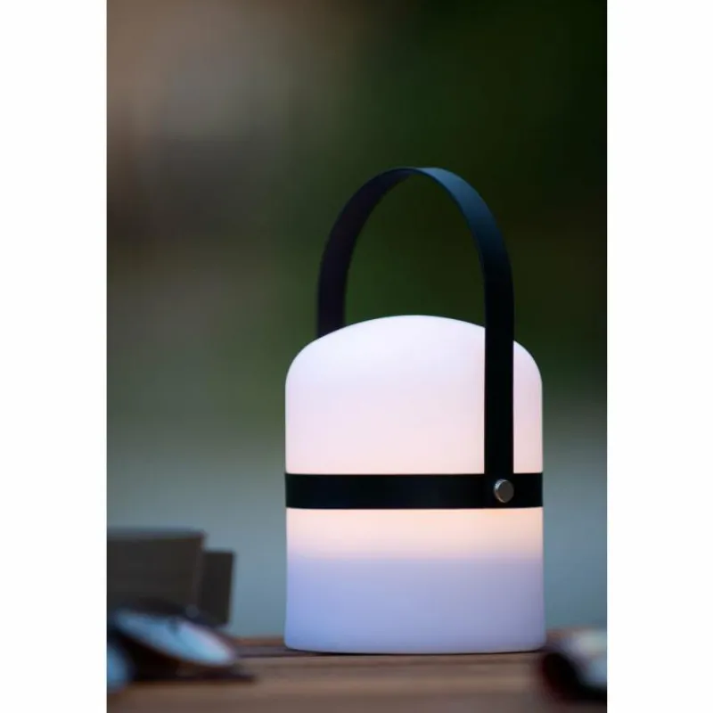 Luminaires Lucide Lampe de table Lucide LITTLEJOE LED Noir, Blanc, 1 lumière