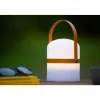 Luminaires Lucide Lampe de table Lucide LITTLEJOE LED Brun, Blanc, 1 lumière