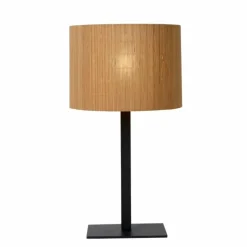 Luminaires Scandinaves-Luminaires Lucide Lampe de table Lucide MAGIUS Noir, 1 lumière