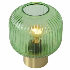 Luminaires Lucide Lampe de table Lucide MALOTO Vert, 1 lumière