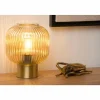 Luminaires Lucide Lampe de table Lucide MALOTO Ambre, 1 lumière