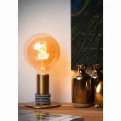 Lampes Dorées-Luminaires Lucide Lampe de table Lucide MARIT Or, 1 lumière