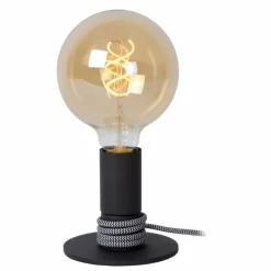 Lampes Vintages & Rétros-Luminaires Lucide Lampe de table Lucide MARIT Noir, 1 lumière