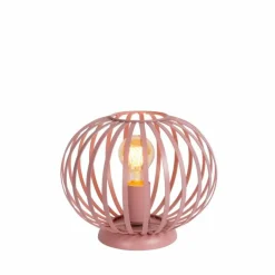 Luminaires Lucide Lampe de table Lucide MERLINA Rose, 1 lumière* Lampes À Poser