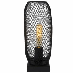 Luminaires Lucide Lampe de table Lucide MESH Noir, 1 lumière* Lampes À Poser