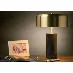 Lampes Art Déco-Luminaires Lucide Lampe de table Lucide MIRASOL Noir, 3 lumières