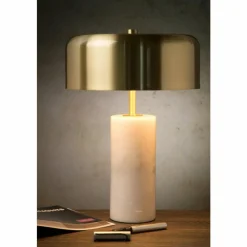 Luminaires Scandinaves-Luminaires Lucide Lampe de table Lucide MIRASOL Blanc, 3 lumières