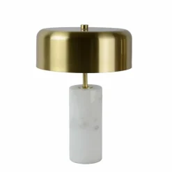 Luminaires Scandinaves-Luminaires Lucide Lampe de table Lucide MIRASOL Blanc, 3 lumières