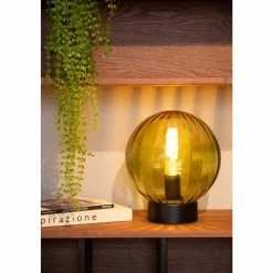 Luminaires Lucide Lampe de table Lucide MONSARAZ Noir, 1 lumière