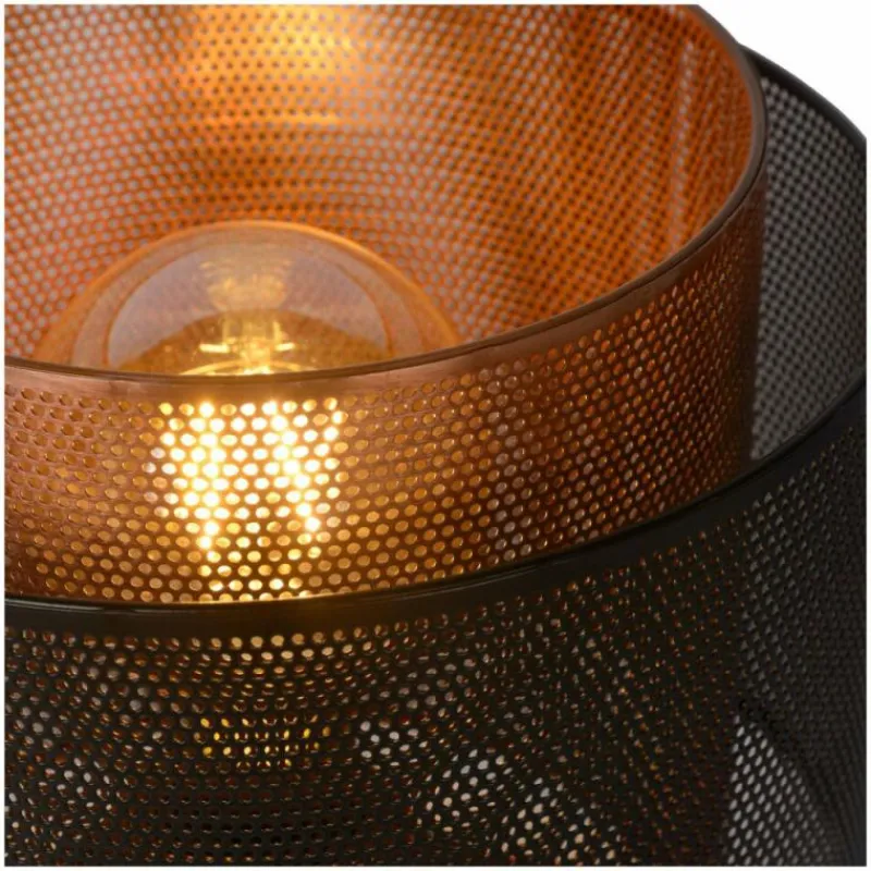 Lampe Turque-Luminaires Lucide Lampe de table Lucide ORRIN Noir, 1 lumière