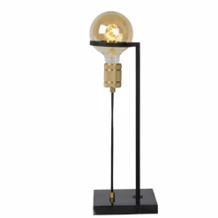 Luminaires Lucide Lampe de table Lucide OTTELIEN Noir, 1 lumière* Lampes À Poser