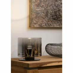 Luminaires Lucide Lampe de table Lucide OWINO LED Gris, 1 lumière