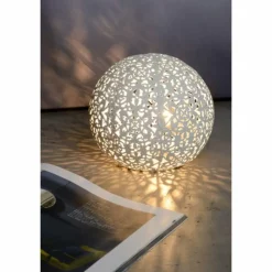 Lampe Turque-Luminaires Lucide Lampe de table Lucide PAOLO Blanc, 1 lumière