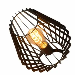 Luminaires Scandinaves-Luminaires Lucide Lampe de table Lucide REDA Noir, 1 lumière