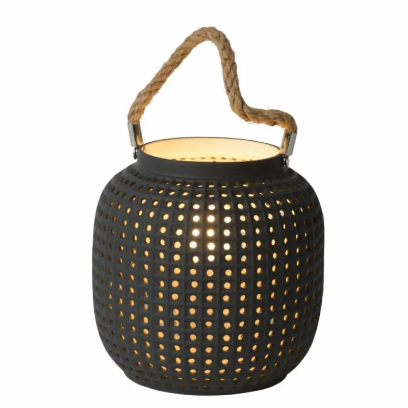 Lampe Turque-Luminaires Lucide Lampe de table Lucide SAFIYA Gris, 1 lumière