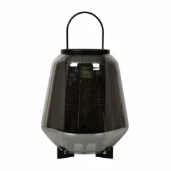 Suspension Verre Fumé-Luminaires Lucide Lampe de table Lucide SISKA Noir, 1 lumière