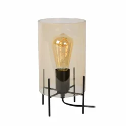 Luminaires Lucide Lampe de table Lucide STEFFIE Noir, 1 lumière