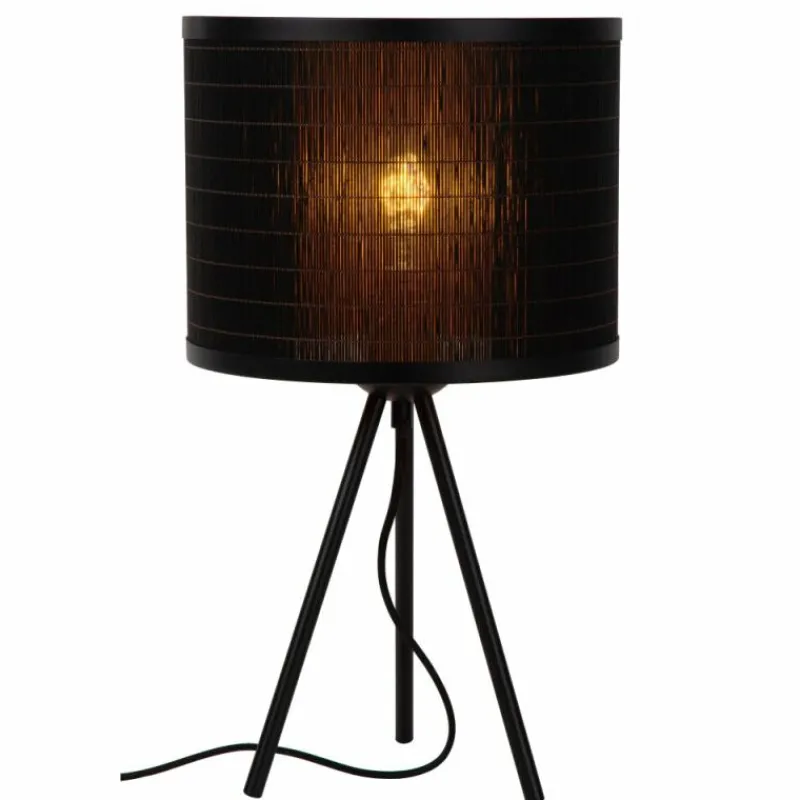 Luminaires Scandinaves-Luminaires Lucide Lampe de table Lucide TAGALOG Noir, 1 lumière