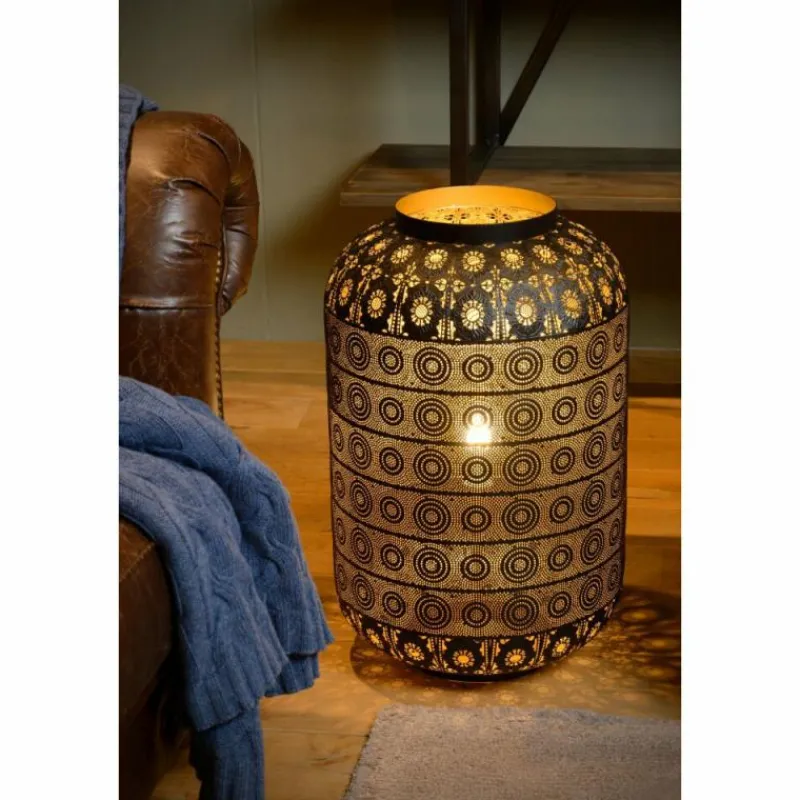 Lampe Turque-Luminaires Lucide Lampe de table Lucide TAHAR Noir, 1 lumière