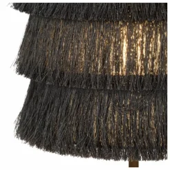 Lampes En Tissu-Luminaires Lucide Lampe de table Lucide TOGO Noir, 1 lumière