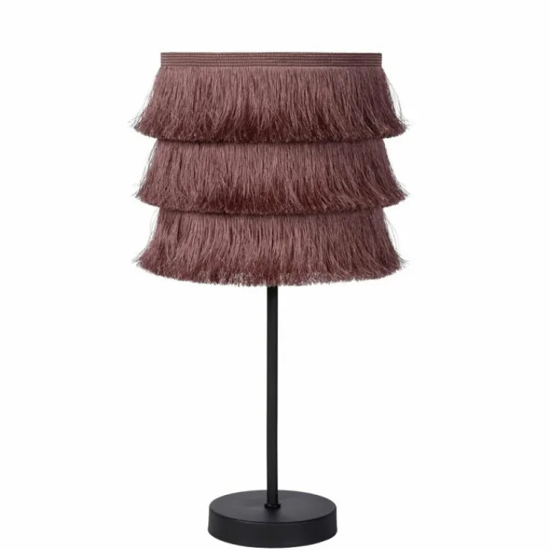 Lampes En Tissu-Luminaires Lucide Lampe de table Lucide TOGO Noir, 1 lumière