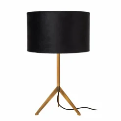 Lampes En Tissu-Luminaires Lucide Lampe de table Lucide TONDO Or, Laiton, 1 lumière