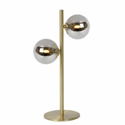 Luminaires Lucide Lampe de table Lucide TYCHO Or, 2 lumières
