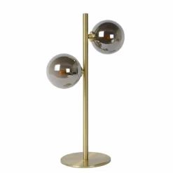 Luminaires Lucide Lampe de table Lucide TYCHO Or, 2 lumières