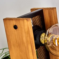 Lampes Vintages & Rétros-hofstein Lampe de table Maahui Écru, Noir, 1 lumière