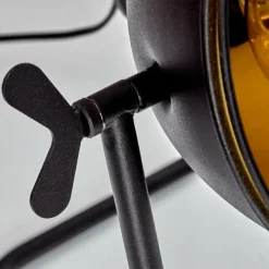 Lampes Dorées-hofstein Lampe de table Malix Noir, 1 lumière