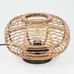 Style Boho-Chic-hofstein Lampe de table Manteau Écru, 1 lumière